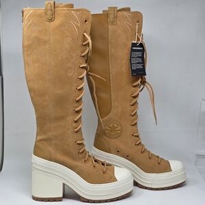 Converse Chuck 70 Women's Size 6 Western De Luxe Heel XXHi Platform Gingersnap
